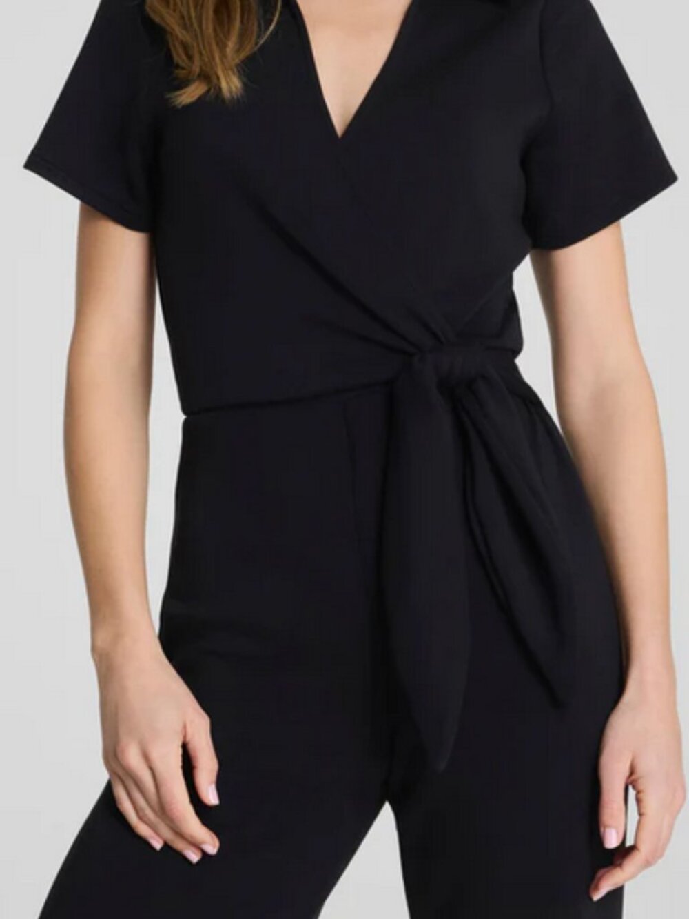 SPANX AirEssentials Collared Tie-Waist Jumpsuit XSTall